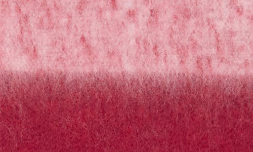 Mango Teen Striped Knit Fringe Scarf In Red