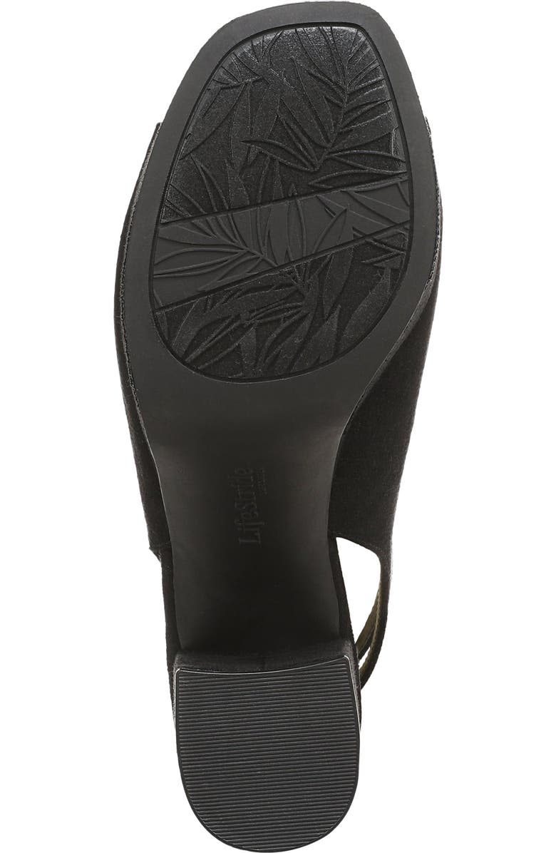 LifeStride Aliyah Ankle Strap Platform Sandal, Alternate, color, Black