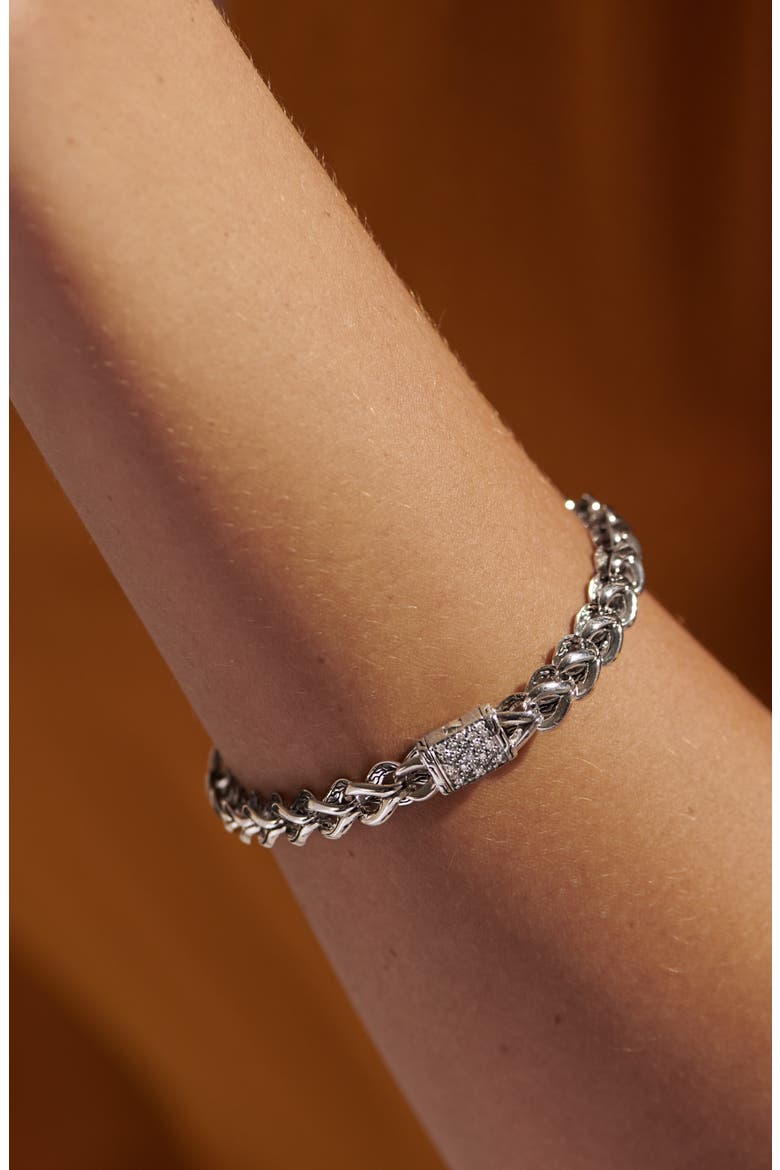 Asli Classic Chain Black Sapphire Bracelet, Alternate, color, BLACK SAPPHIRE