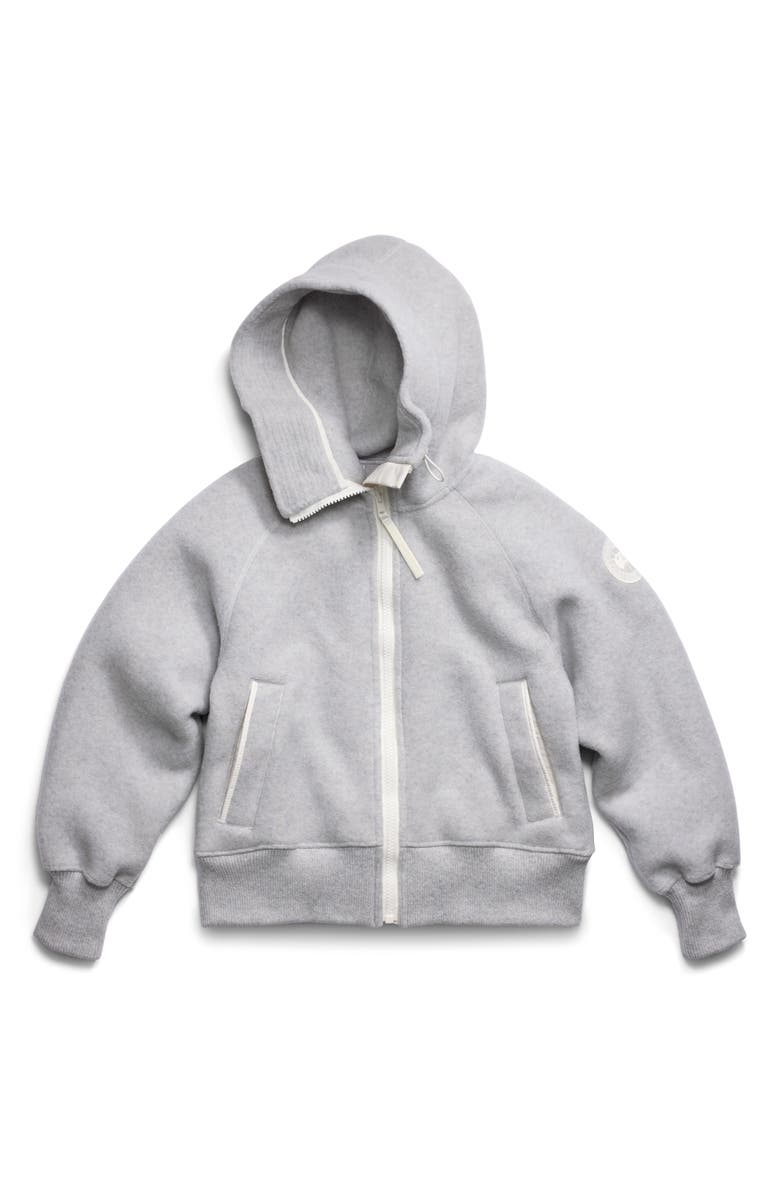 Canada Goose Chilliwack Kind Fleece Bomber, Alternate, color, Sliverbirch Heather