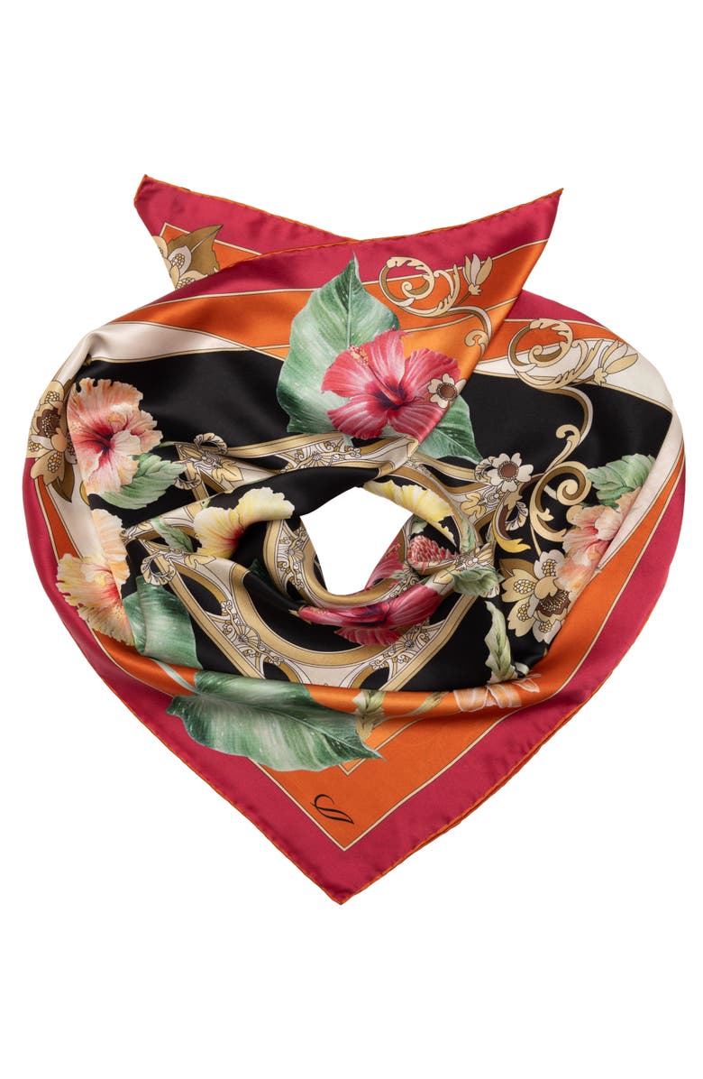Elizabetta Ibisco - Silk Foulard for Women, Alternate, color, Multicolored