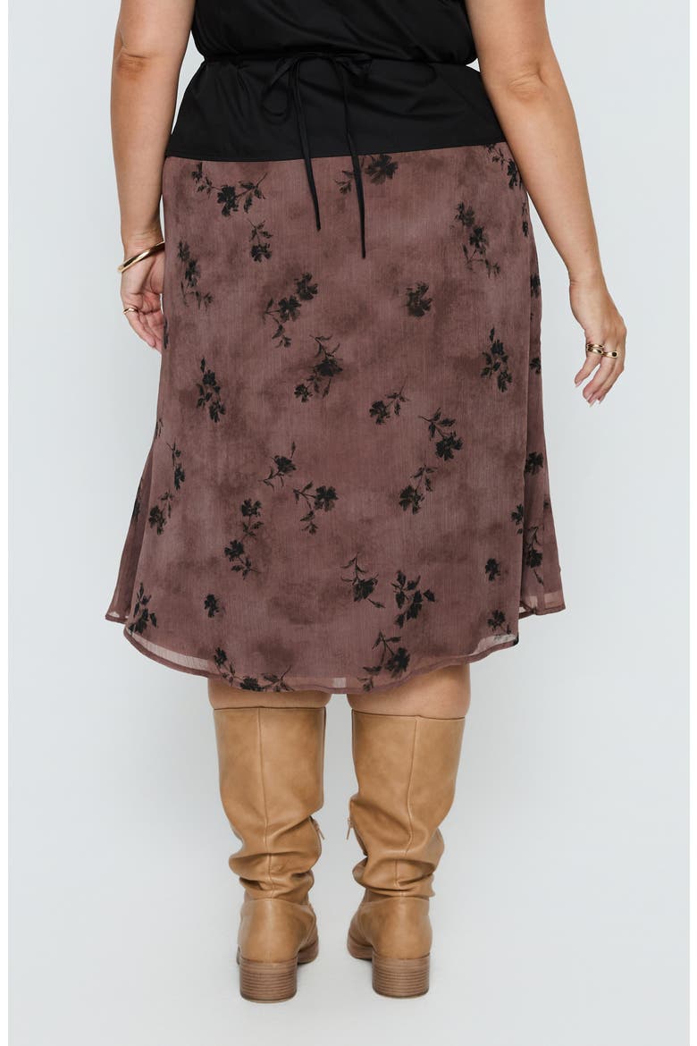 Moses Floral Midi Skirt, Alternate, color, MULTI