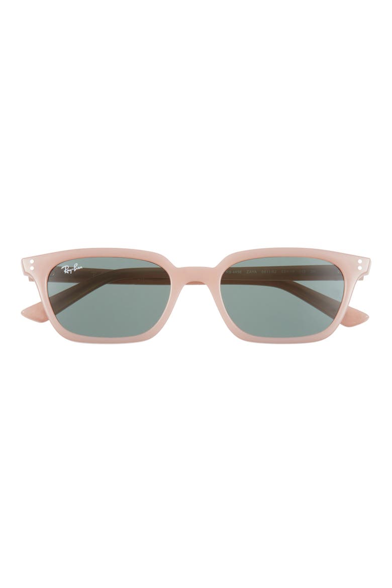 Zaya 53mm Sunglasses, Main, color, DARK GREEN