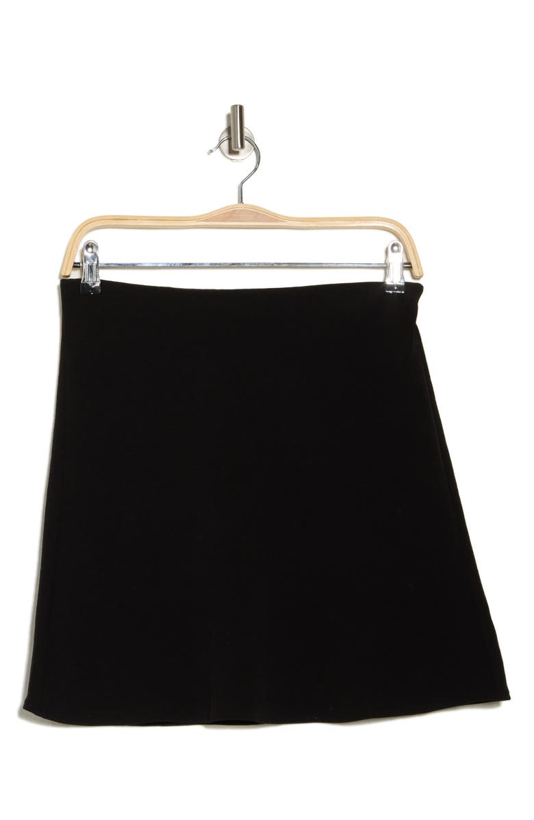 Madewell Minimal Miniskirt, Alternate, color, True Black