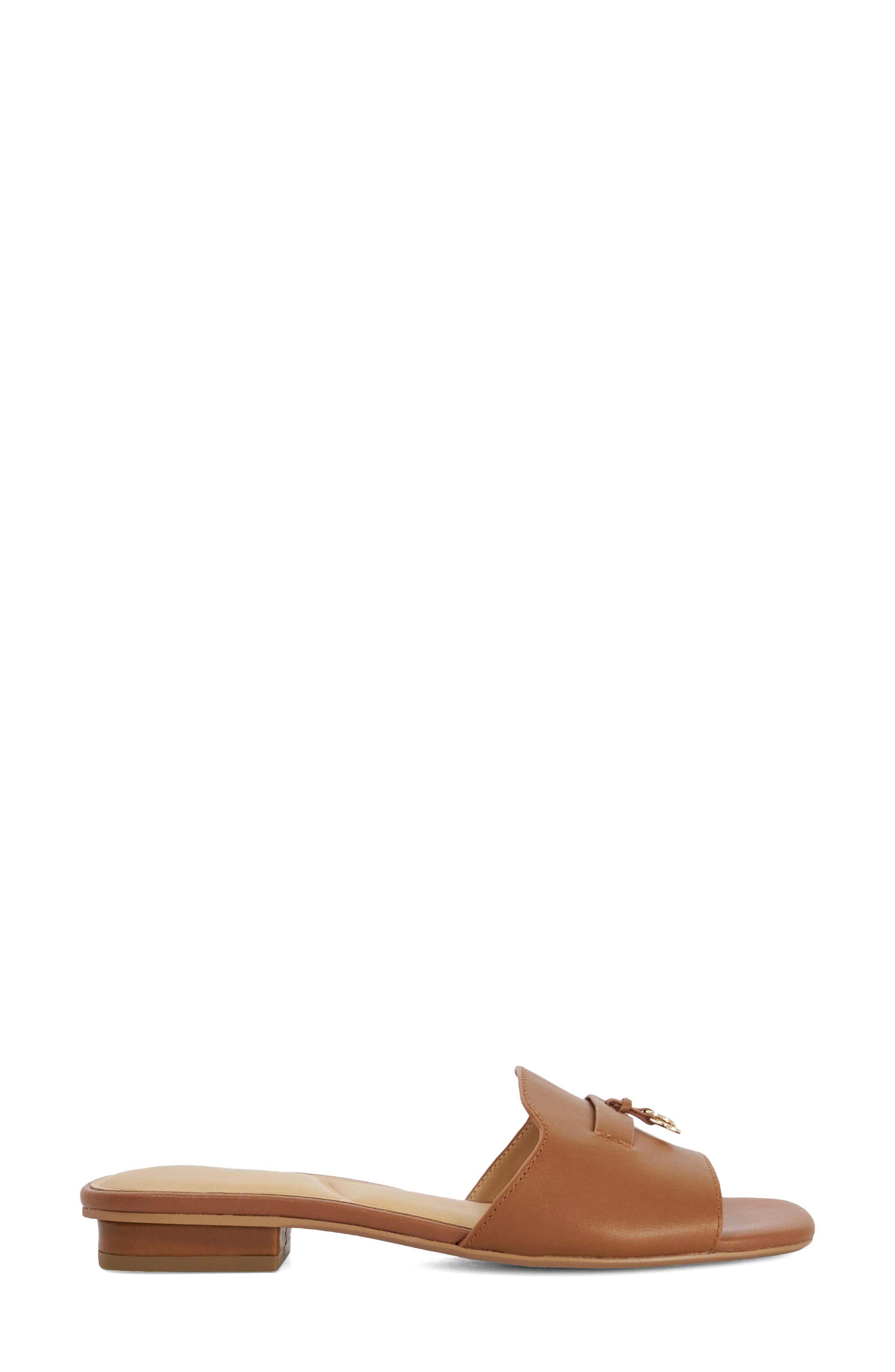 Dune London Lindo Slide Sandal, Alternate, color, Tan