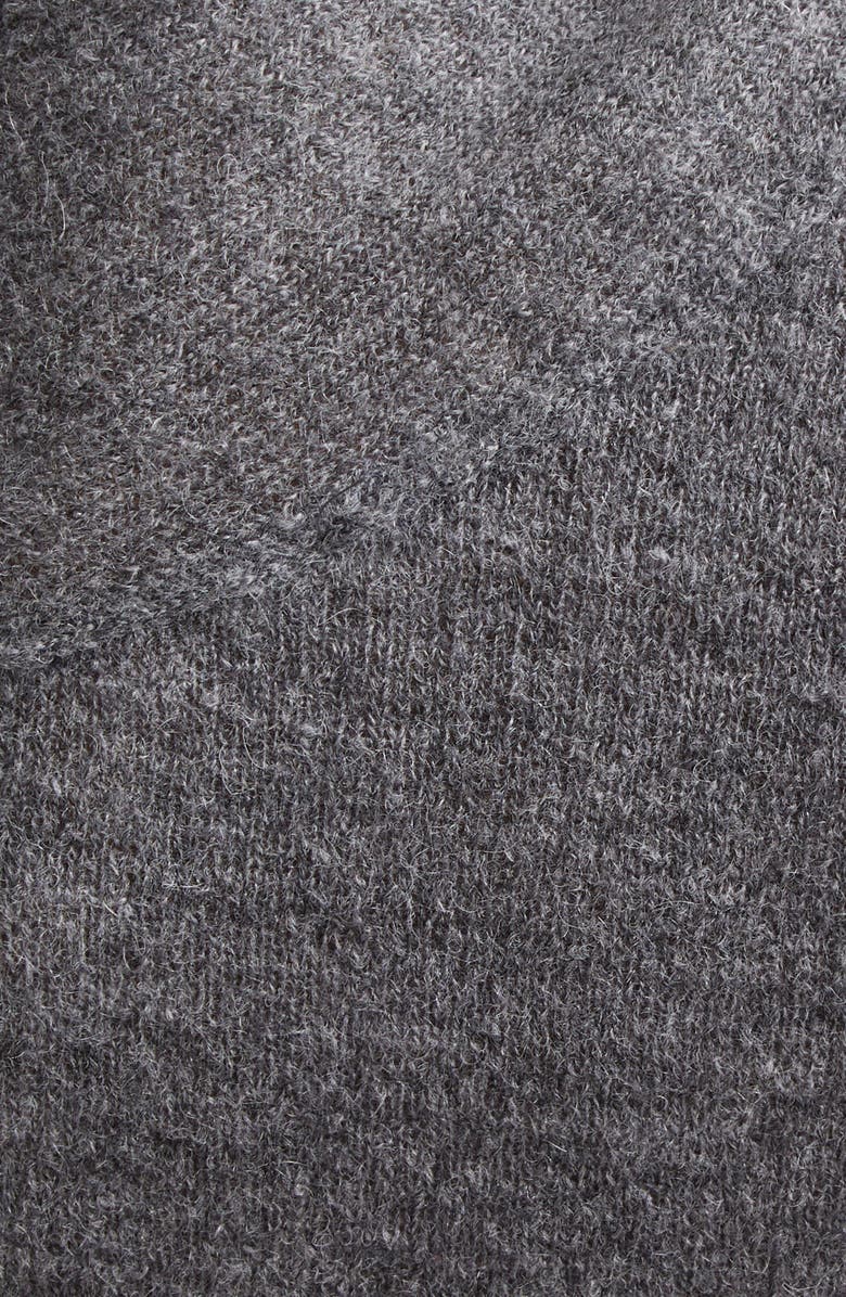 Paloma Wool Aurum Asymmetric Mohair & Alpaca Blend Sweater, Alternate, color, Grey