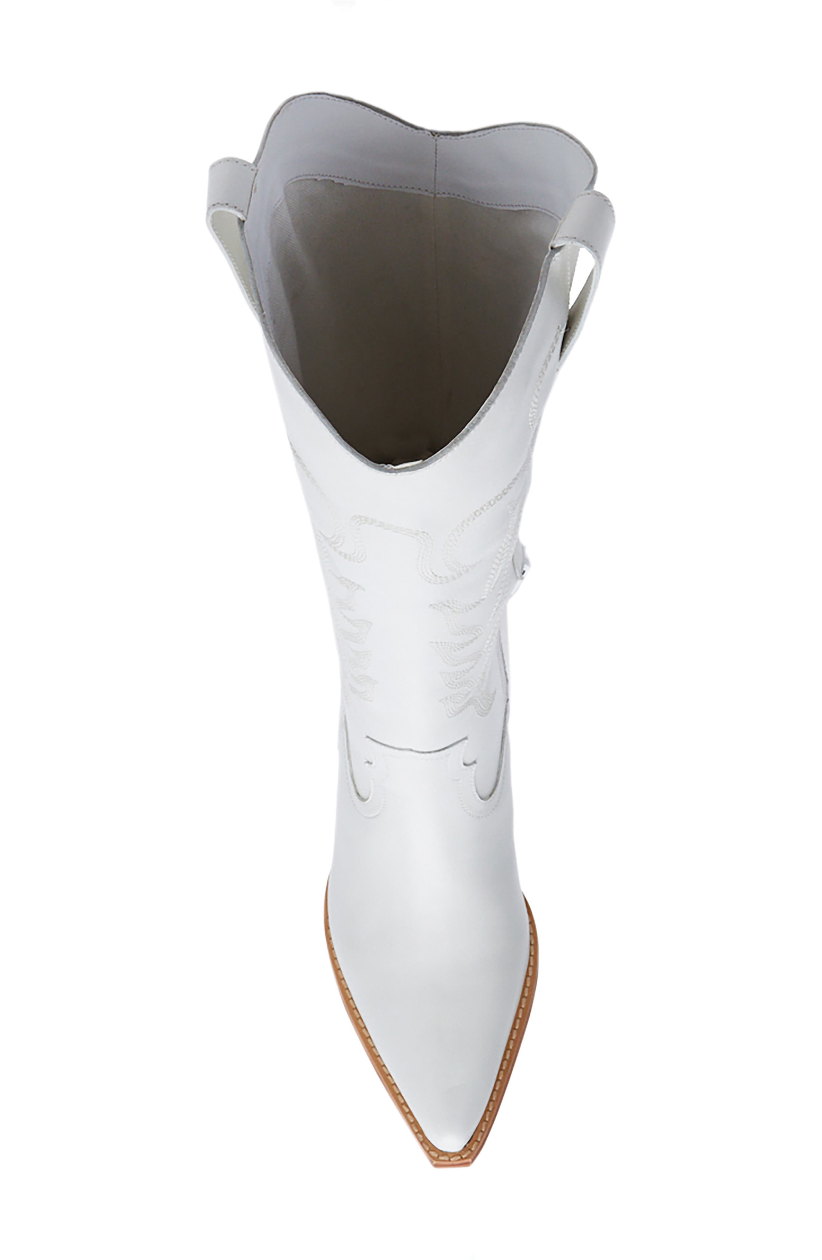 Coconuts by Matisse Agency Western Pointed Toe Boot, Alternate, color, White