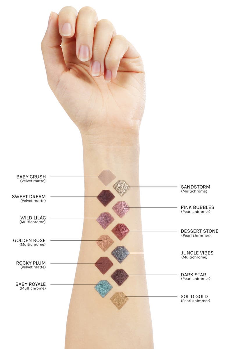 MIRENESSE 20th Anniversary Solid Gold Eyeshadow Palette, Alternate, color,