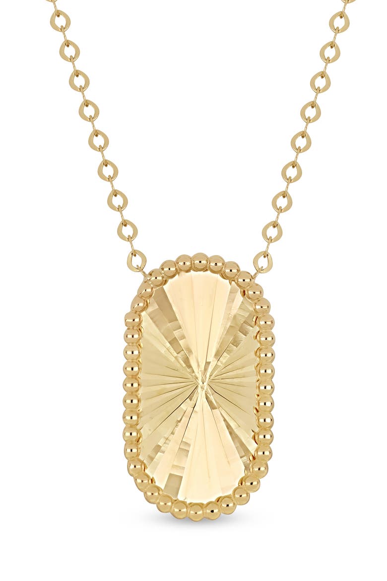 14K Gold Pendant Necklace, Alternate, color, 14KY