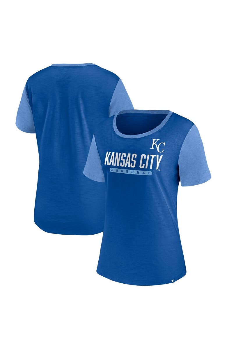 FANATICS Women's Fanatics Branded Royal Kansas City Royals Mound T-Shirt, Main, color, Royal