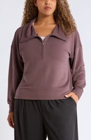 Zella Ottoman Half Zip Pullover