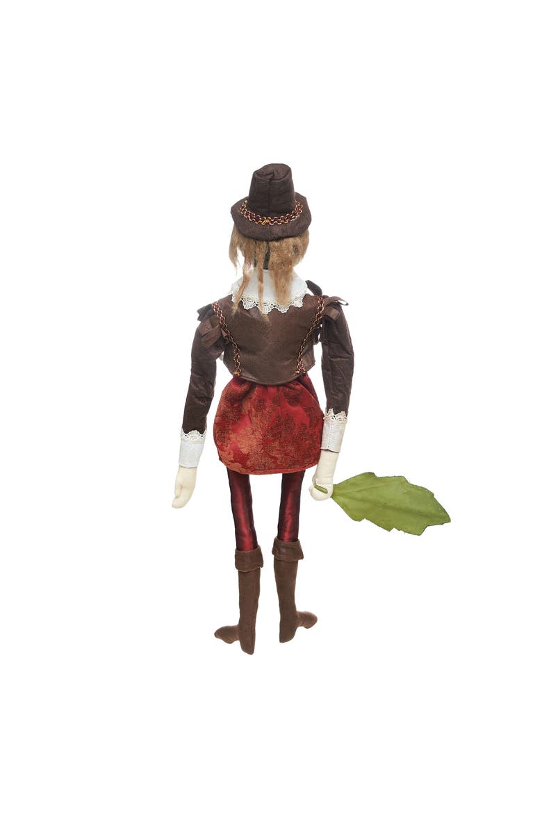 John Rolfe Art Doll Fall Harvest Pocahontas Art Doll Decor Decoration, Alternate, color, Red