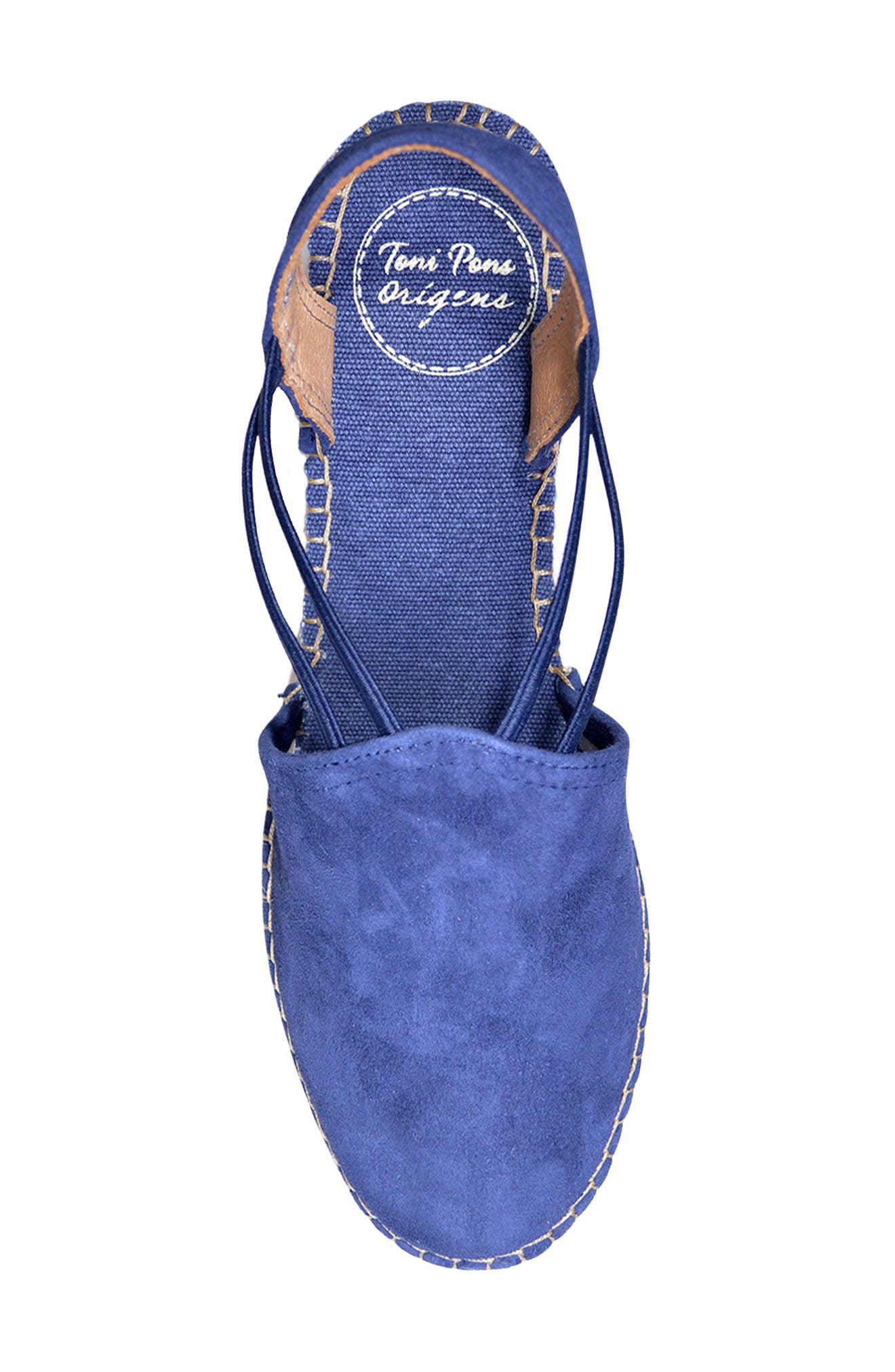 Toni Pons 'Tremp' Slingback Espadrille Sandal, Alternate, color, Navy Suede