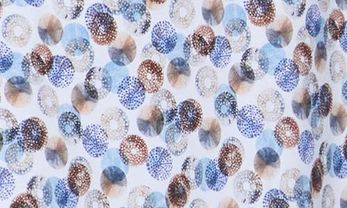 Bugatchi Abstract Print Ooohcotton® Knit Polo In Multi