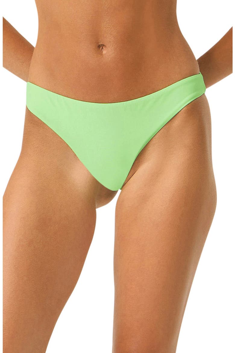 Ruched Hipster Bikini Bottoms, Main, color, MATCHA