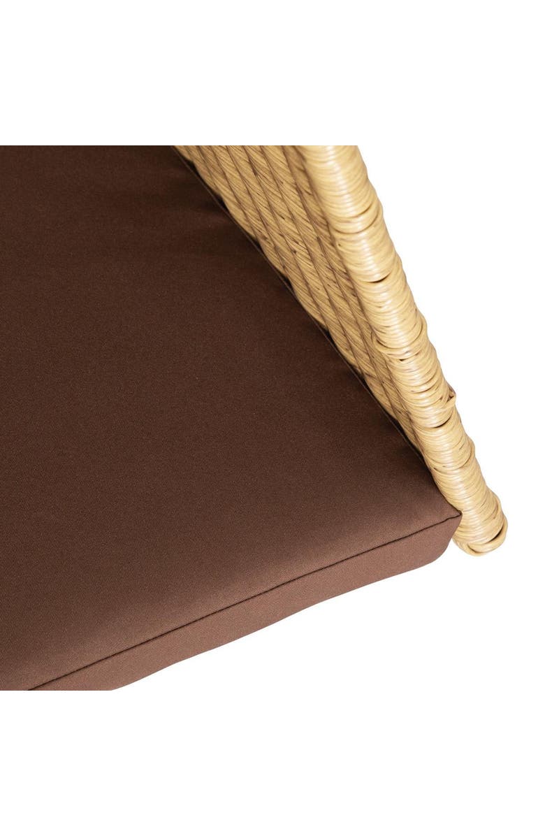 Kaplan Early Learning Company Wicker House Tent, Alternate, color, Brown