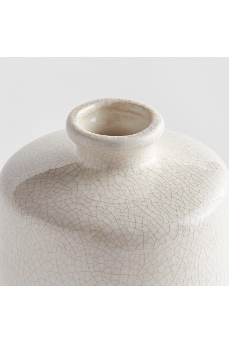 Leona Bottle Vase, Alternate, color, White
