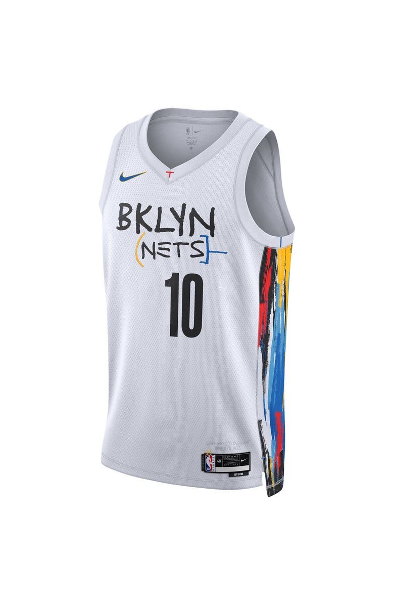 Nike Unisex Nike Ben Simmons White Brooklyn Nets 2022/23 Swingman Jersey - City Edition, Alternate, color, 