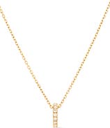 Ana Luisa Solid Yellow Gold - Diamond Aurora Necklace