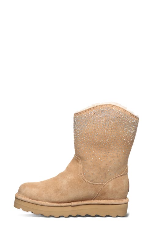 Bearpaw Glam Platform Western Boot In Brown