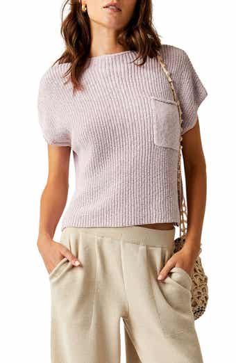 Free People Free-est Freya Short Sleeve Sweater & Pants Set