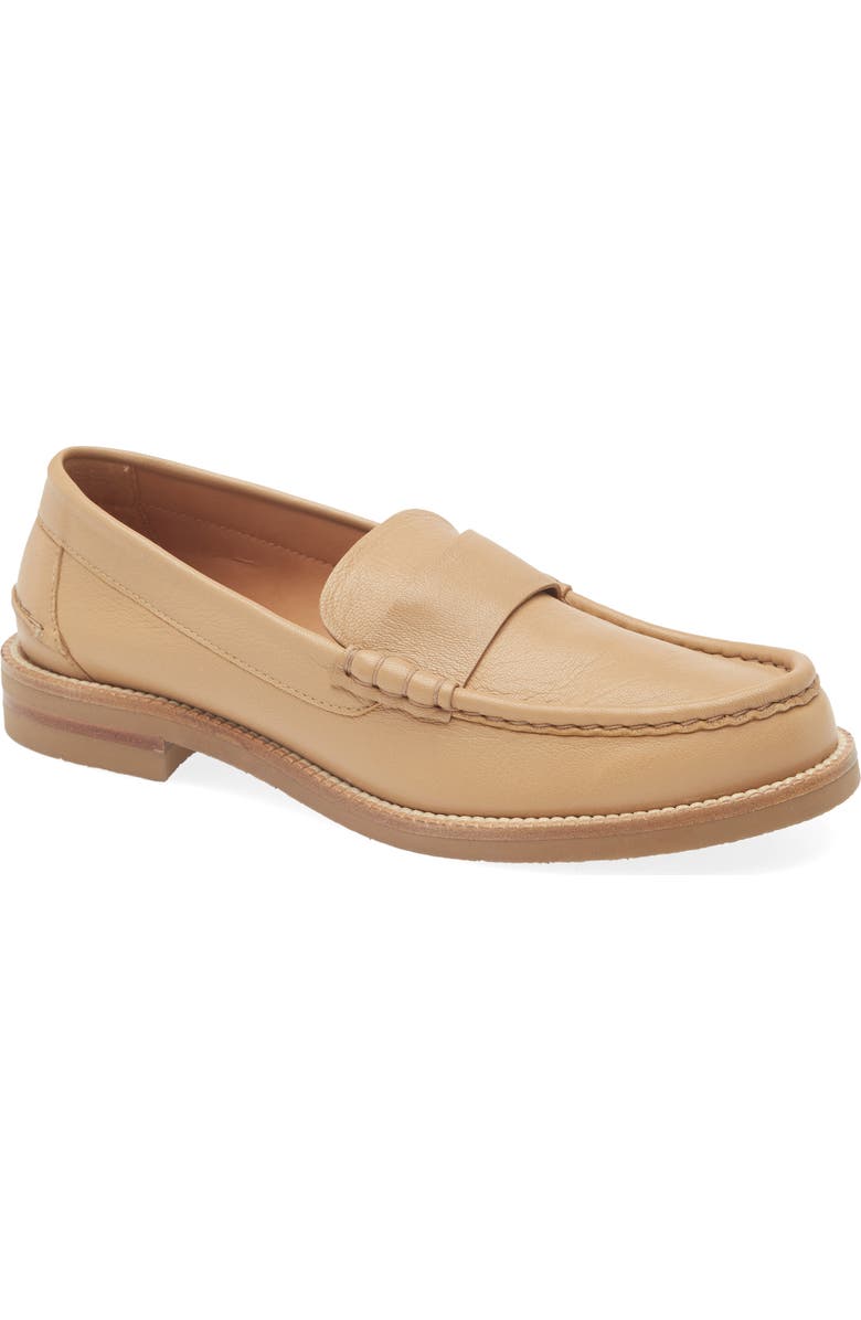 Pedro Garcia Stina Loafer, Main, color, Straw Soft Leather