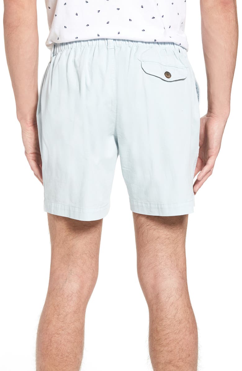 Vintage 1946 Snappers Elastic Waist 5.5 Inch Stretch Shorts, Alternate, color, Sky