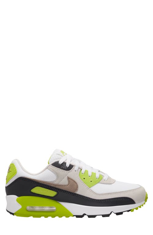Nike Air Max 90 Sneaker In White/khaki/cyber