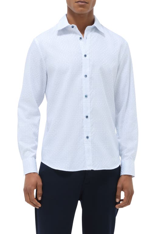 Bugatchi Julian Shaped Fit Button-up Shirt In White