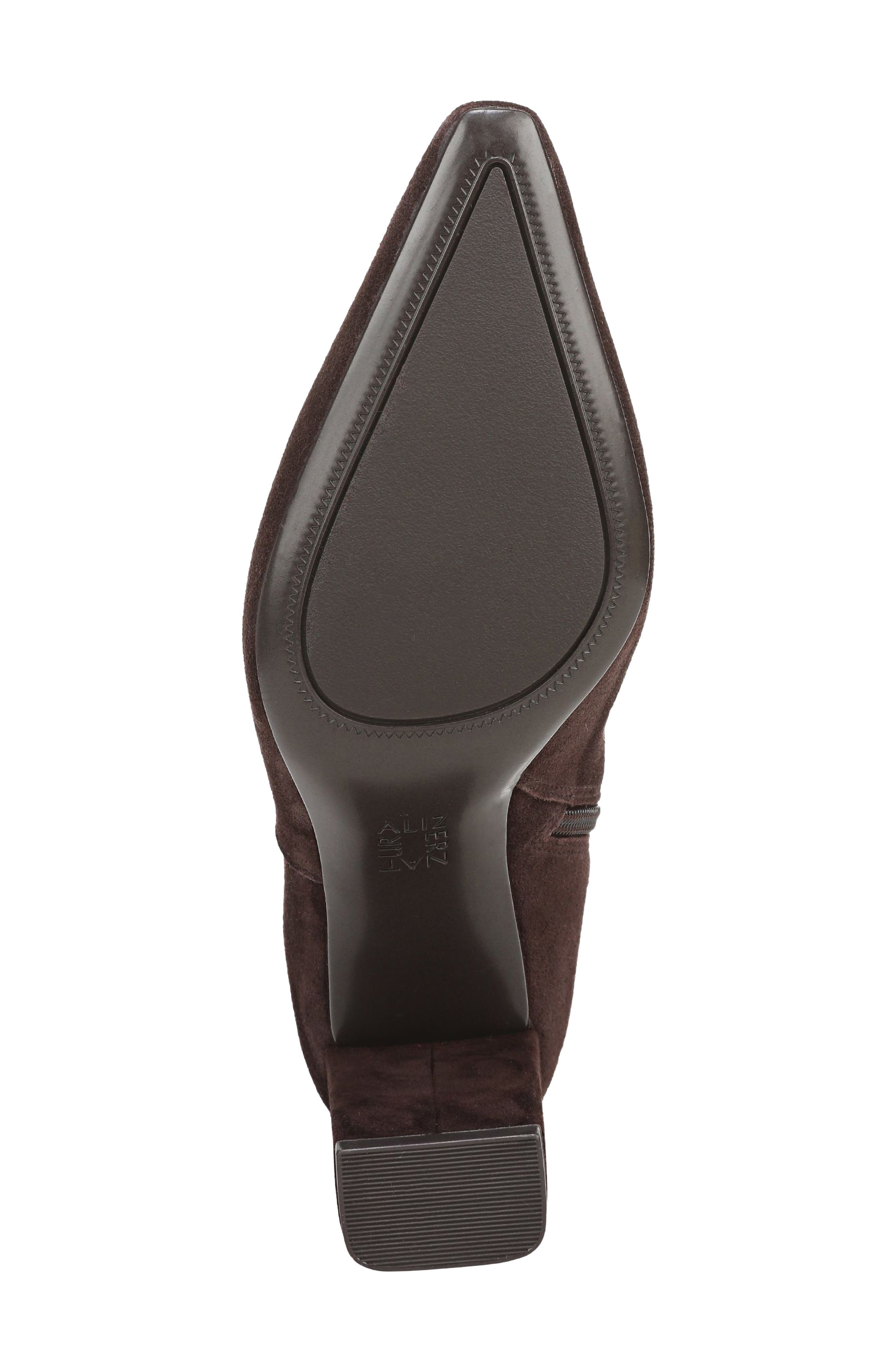 Farryn Leather Knee High Boot, Alternate, color, FOREST BROWN SUEDE