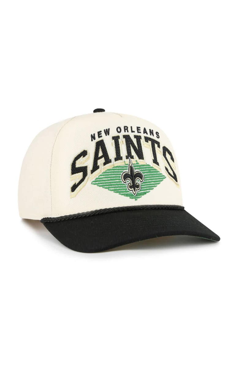 '47 Men's '47 Cream New Orleans Saints Pomona Rope Hitch Adjustable Hat, Alternate, color, Cream