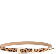 Ettika Cheetah Print Genuine Calf Hair Belt