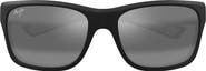 Maui Jim 'Ano Nui 63mm Oversize PolarizedPlus2® Rectangular Wrap Sunglasses