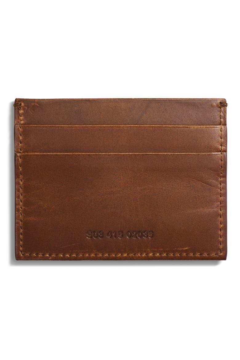 Navigator Leather Five Pocket Card Case, Alternate, color, MEDBROWN