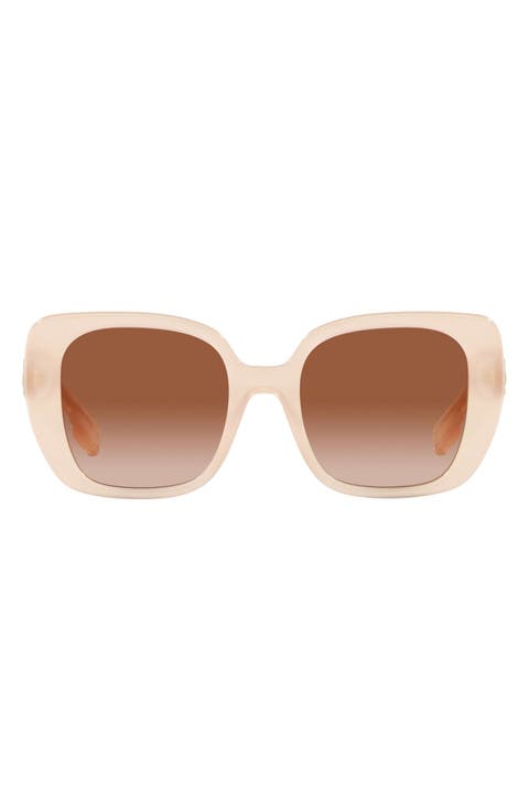 52mm Gradient Square Sunglasses