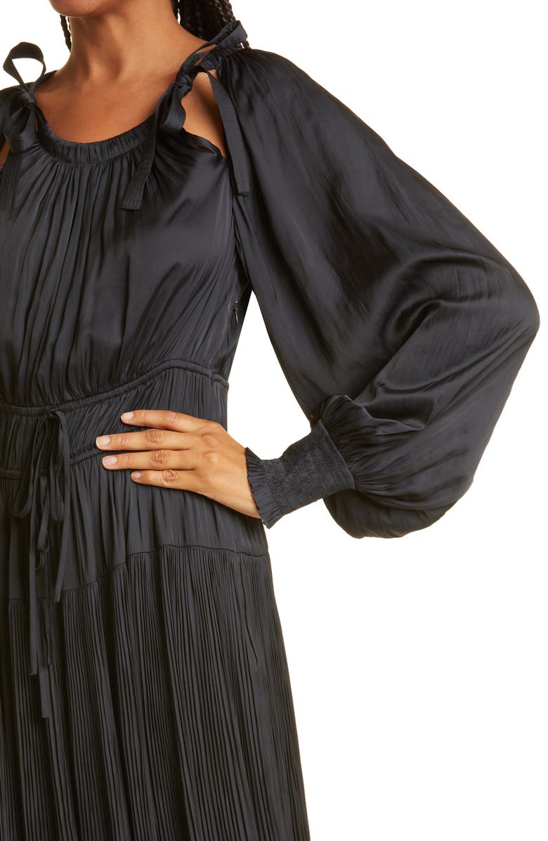 Ulla Johnson Lila Long Sleeve Midi Dress, Alternate, color, 