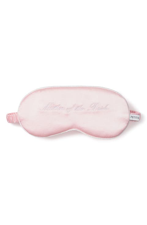 Mother of the Bride Embroidered Silk Sleep Mask