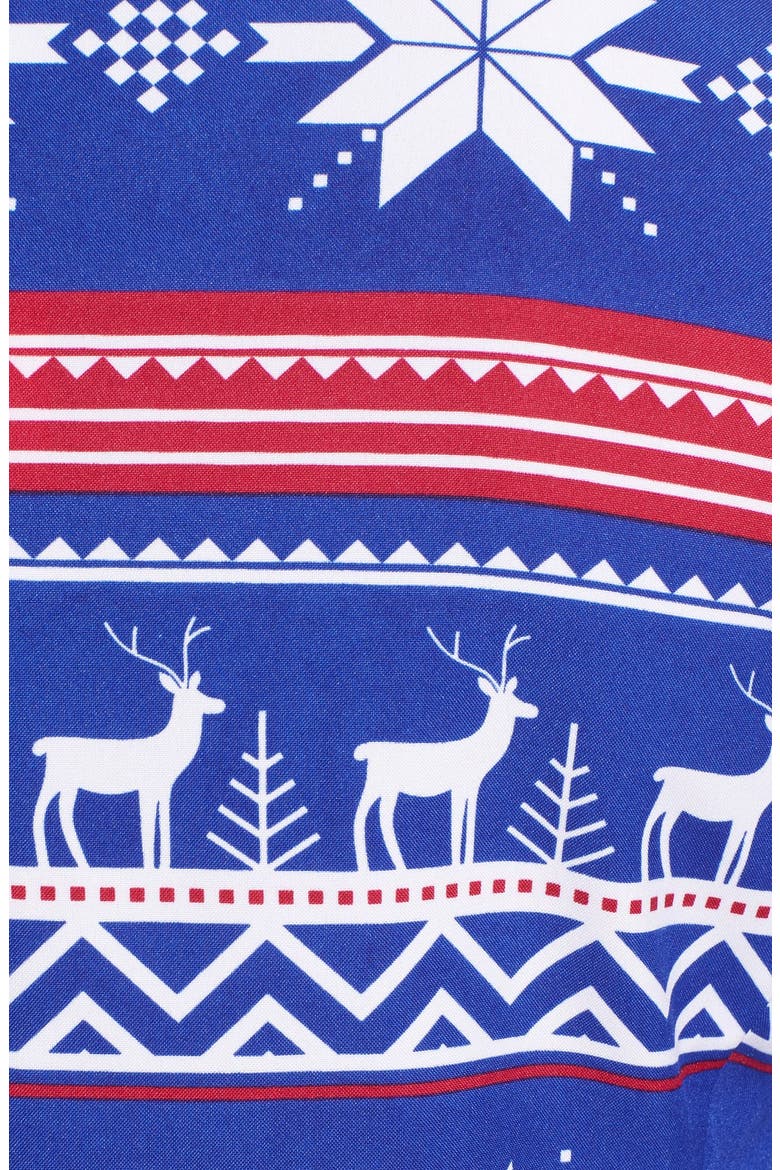 'Rudolph' Holiday Suit & Tie, Alternate, color, BLUE