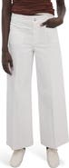 MANGO Jessie Patch Pocket Wide Leg Jeans
