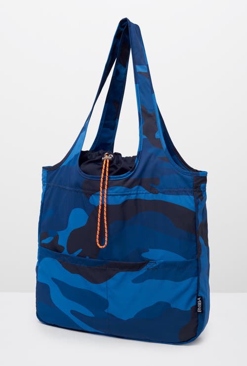 Bybba The Balos Tote Bag In Cobalt Blue Camo