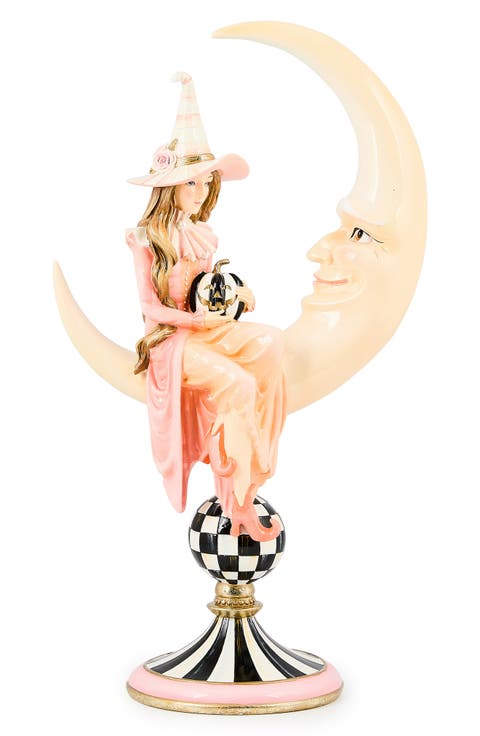 Hocus Pocus Witch on Moon Figurine