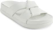 PURE Donna Karan Berke Crisscross Platform Sandal