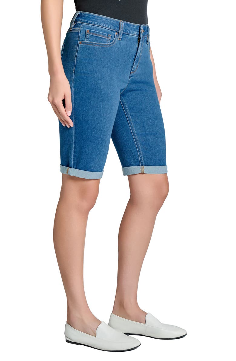 Jones New York Lexington Denim Bermuda Shorts, Alternate, color, 