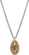 John Varvatos Men's Artisan Sterling Silver & Brass Pendant Necklace