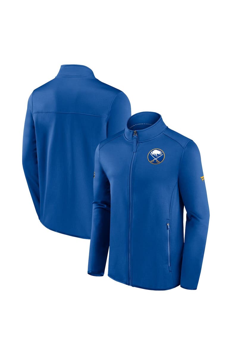 FANATICS Men's Fanatics Branded Royal Buffalo Sabres Authentic Pro Rink Fleece Full-Zip Jacket, Main, color,