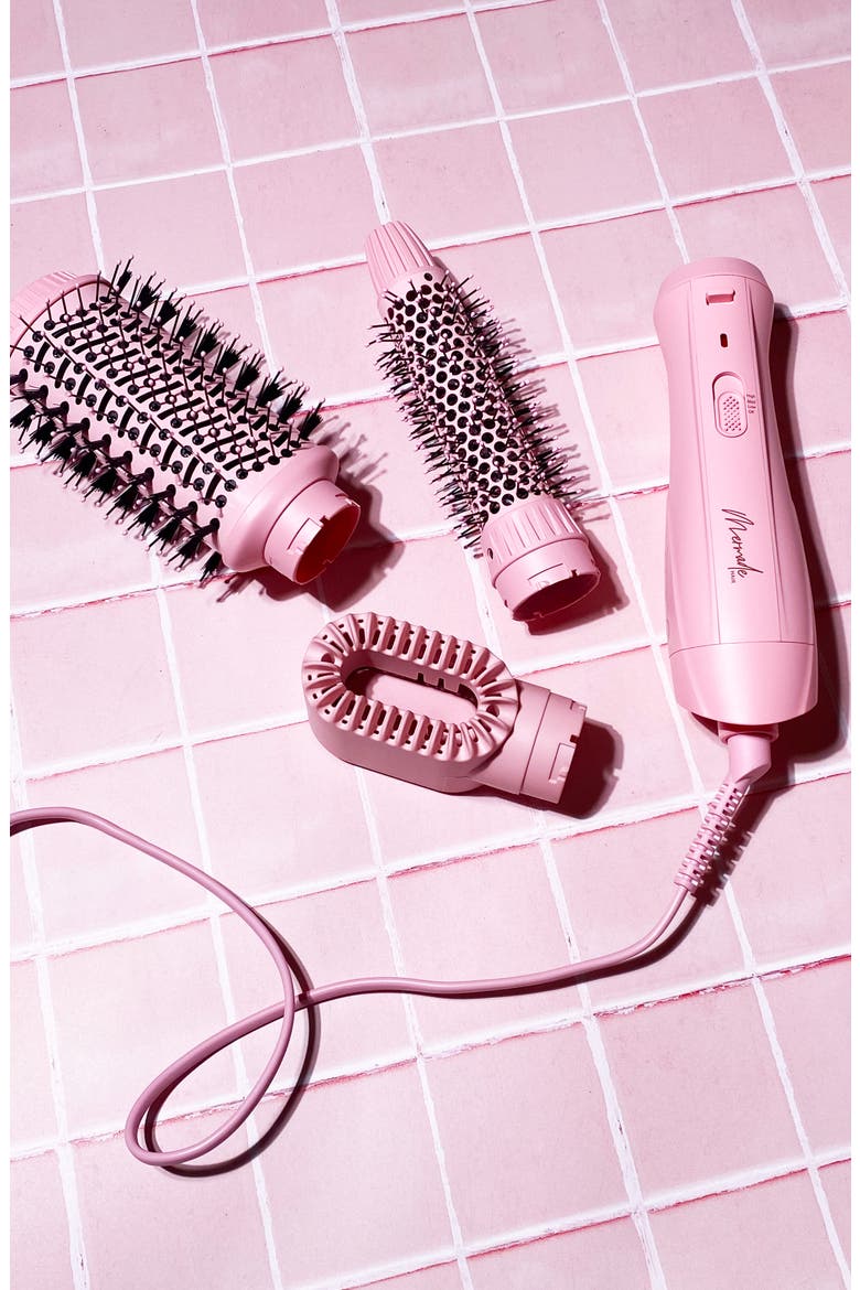 Interchangeable Blow Dry Brush - Pink, Alternate, color, PINK