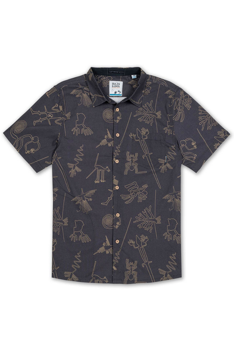 Nazca Lines Dark Chocolate - 7-Seas Button Up
