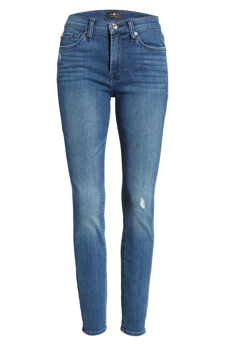 7 For All Mankind Seven The Skinny Jeans, Alternate, color,