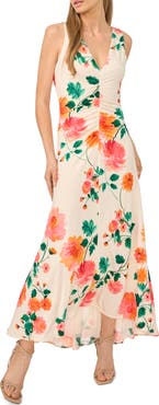 Ted Baker Elizabeth Ruched Sleeveless Maxi Dress