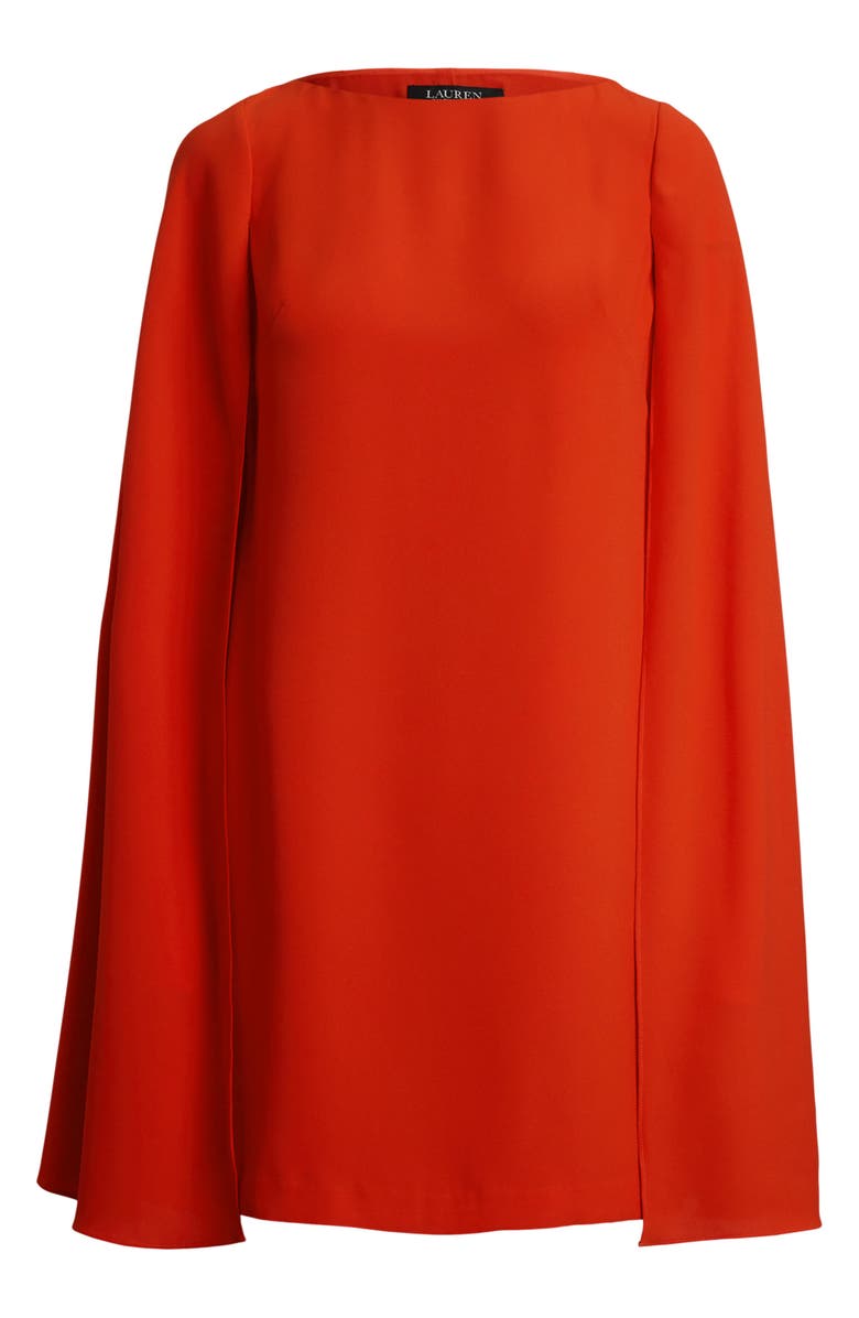 Lauren Ralph Lauren Capelet Georgette Cocktail Dress, Alternate, color,